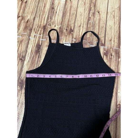 WOMENS BLACK PENCIL GARAGE DRESS - Picture 7 of 10